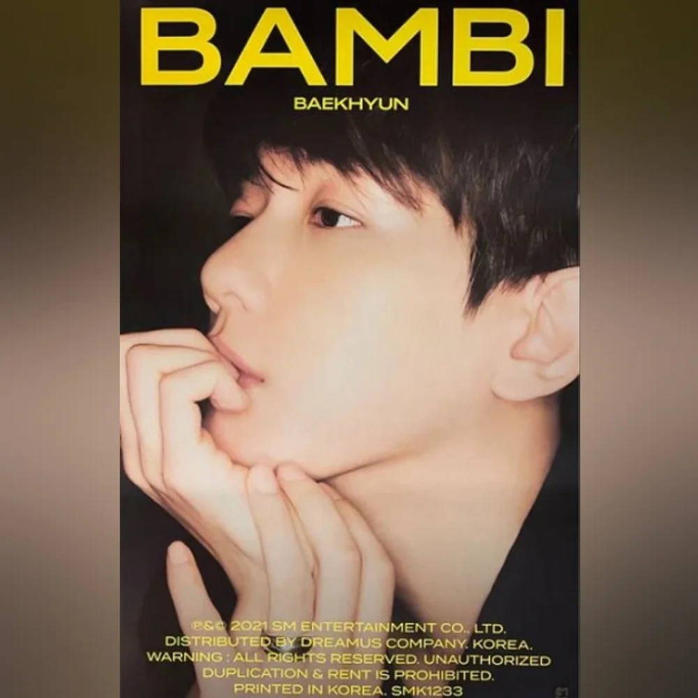 EXO Baekhyun, 'Bambi' Album Poster - Picture 1 of 2